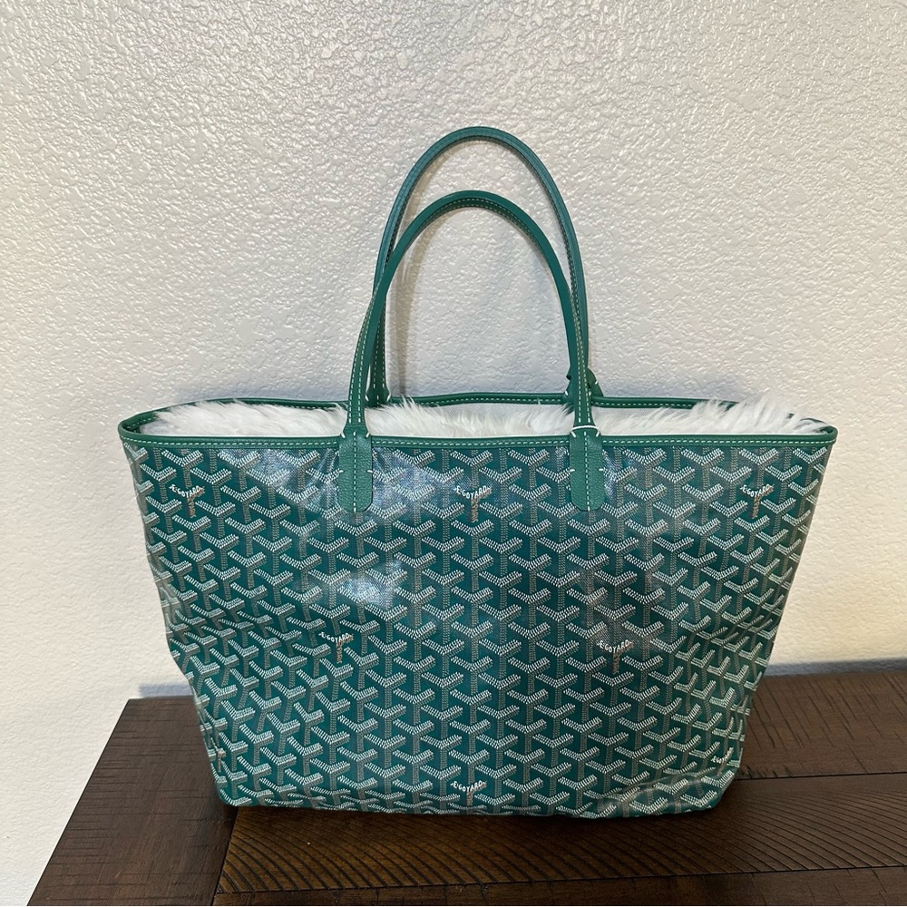 GOYARD Saint Louis PM Tote Bag Green - Picture 2 of 13